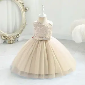 Yüksek kalite moda elbise çocuklar kızlar için yaş 2 ila 11 elbise çocuk giysileri çocuklar düğün 2022 çiçek kız elbise