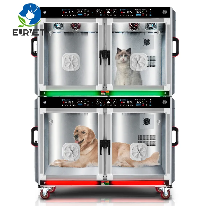 EUR PET獣医機器ICU酸素ケージ療法ペット用高品質ペットケア機器