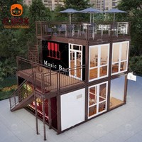 Cbox 20ft 40ft Conteneur préfabriqué personnalisé en panneaux sandwich pour café, bar, supermarché, toit, balcon, maison conteneur en kit