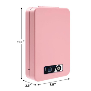 Điện tử kỹ thuật số Khóa vân tay mật khẩu ánh sáng ban đêm đôi <span class=keywords><strong>Handgun</strong></span> Trường hợp với trượt đường sắt mở cho két - Product Image 2