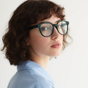 Occhiali rotondi classici da donna in acetato resistente montatura per occhiali in acetato di alta qualità - Product Image 4