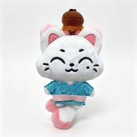 Nouvel Arrivage EN Sunoo Jake Doll Park Jong-seong JAY Yukata Animal chat Porte-clés Kpop Peluche Pendentifs