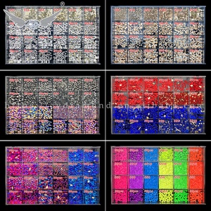 C & Y RTS คริสตัลตกแต่<span class=keywords><strong>ง</strong></span>เล็บหินขนาดรูปร่างผสมสำหรับเล็บพลอยเทียม - Product Image 1