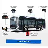 Caredrive-Grabador DVR móvil con IA, dispositivo con advertencia anticolisión H.265, software gratuito CMS, control de aplicación de monitoreo de coche en tiempo real