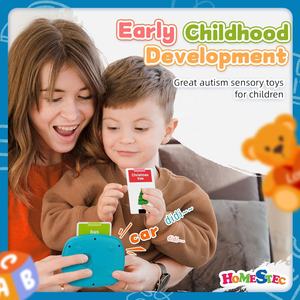 Flashcards parlantes para niños pequeños con 288 palabras a la vista, aprendizaje y juguete sensorial educativo Montessori para personas pequeñas - Product Image 2