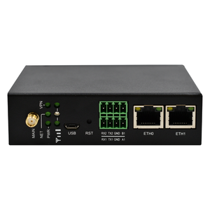 Passerelle IoT industrielle 4G, <span class=keywords><strong>routeur</strong></span> cellulaire, large plage de tension <span class=keywords><strong>6</strong></span>-48V, IP40, VPN, boîtier métallique pour solutions IIoT d'usine intelligente - Product Image 2
