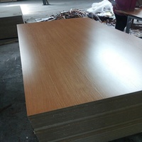 Meilleure qualité Design moderne Style E1 émission de formaldéhyde 2mm-2.5mm haute brillance mélamine MDF plaque meubles panneaux de fibres de bois