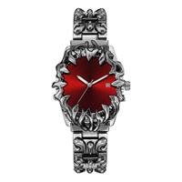 Montre pour homme Y2K Devil's Claw, montre à quartz de luxe pour homme, montre en acier inoxydable étanche avec affichage du calendrier, vente en gros