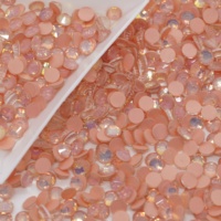 Nouvelles couleurs, strass plats de bonne qualité, strass en verre néon moka pour accessoires de nail art DIY