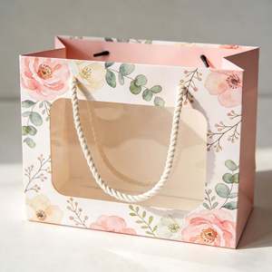 Bolsa de Papel Kraft de Lujo Personalizada con Logotipo Impreso, Bolsa de Compras para Boutique y Minoristas, para Regalos - Product Image 3