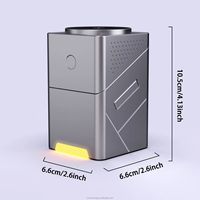 Station de charge sans fil Cube 3-en-1 15W pour iPhone 16e Support rotatif pliable avec accessoire pour écouteurs