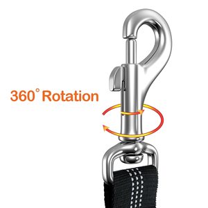 Harnais de sécurité portable pour <span class=keywords><strong>chien</strong></span>, attache ceinture de sécurité de <span class=keywords><strong>voiture</strong></span>, <span class=keywords><strong>fixation</strong></span> siège arrière, réglable et extensible - Product Image 6