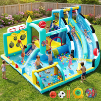 FBSPORT Château Gonflable Commercial Personnalisé avec Logo pour Enfants, Idéal pour la Location de Fêtes et Événements