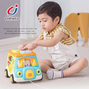 Autobús Escolar <span class=keywords><strong>de</strong></span> Juguete <span class=keywords><strong>de</strong></span> Plástico con Luz y Música para Niños - Product Image 4