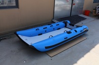 Bateau à double coque gonflable 3.3, vente directe d'usine, bateau gonflable abordable, catamaran, petit catamaran