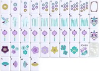 Mahjong américain de luxe personnalisé, pliable, moderne, 4 couches, vert perle, en acrylique, jeu de casino familial, cadeau de vacances, en stock