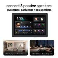 Sistema de cine en casa con pantalla IPS de 8 pulgadas y 8 canales con mini sistema WiFi de plástico de resolución 1280*800