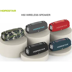 Altavoces portátiles inalámbricos H50 Hopestar para exteriores, resistente al agua IPX4 con asa para el hogar, caja de fiesta de regalo, Boombox FM - Product Image 5
