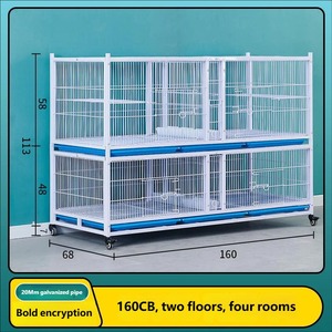 Superieure duurzame 4-laags 160cm duivenhok anti-knaagdier ruime kooi voor duivenraces, observatie en grootschalige opvang - Product Image 4