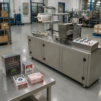 Machine d'emballage automatique en cellophane pour cartes à jouer, boîtes de cosmétiques, parfums, ampoules LED, chichas et boîtes SHISHA