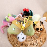 Pendentifs en peluche de la série Insectes simulés, personnalisables en usine, jouets de haute qualité (fourmis, araignées, coccinelles), cadeau créatif pour sac à dos et clés