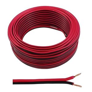 Cable de Altavoz CCA con Aislamiento de PVC, Sin Blindaje, 14AWG/16AWG/18AWG, Rojo y Negro, para Sistemas de Altavoces y Computadoras - Product Image 2