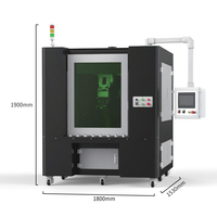 Machine de nettoyage au laser automatique CNC CKMACHINE, machine de décapage de peinture au laser 300W pour moules d'injection et bois