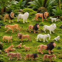 Figurines d'animaux réalistes en plastique, jouets éducatifs de modélisation de la faune pour enfants, collection