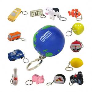 Porte-clés anti-stress en forme de balle de cricket personnalisable – Vente en gros de balles anti-stress promotionnelles en forme de cricket - Product Image 4