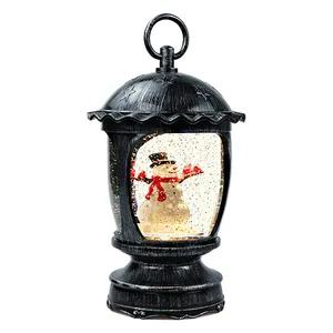 Globe Lantern Led Lampe Weihnachts wasser Schnee laternen