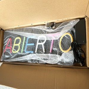 Welcome Customized Colorful Shop ABIERTO Led <b>Light</b> <b>Neon</b> <b>Sign</b> - Product Image 5