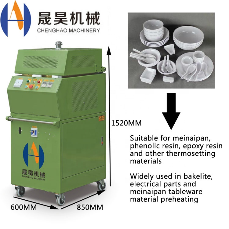 Hot sale 5KW High Frequency Melamine Tableware Preheating Machine
