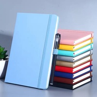 Cuaderno A5 de Tapa Dura de Cuero con Logotipo Personalizado, 80 Hojas, Grabado Láser, Set de Regalo con Bolígrafo