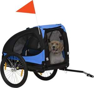 Remorque de vélo <span class=keywords><strong>en</strong></span> acier de 30 kg, 140x71x83 cm, chariot utilitaire pliable pour bébé, animal de compagnie, transport de marchandises - Product Image 2