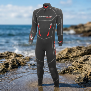 Traje de Neopreno Personalizado con Logotipo, Impermeable, para Adultos, 7mm N/ES, Semi-Seco, Talla Grande XL, Cierre en el Pecho, para Natación y Surf - Product Image 3