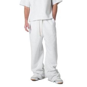 Pantalones Jogger Anchos de Alta Calidad con Logotipo Personalizado de Fábrica, Pantalones Deportivos Holgados para Hombre - Product Image 5