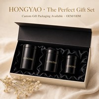 Pot en verre améthyste noir cylindrique opaque de couleur originale de qualité supérieure de 400 ml et 1000 ml avec couvercle en bakélite