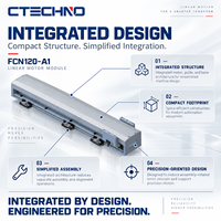 CTECHNO FCN120-A1 321N Moteur linéaire à entraînement direct à poussée maximale 4 m/s, précision de positionnement 1 µm