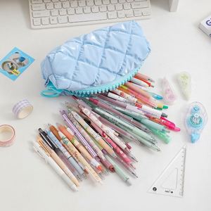 Grande trousse de maquillage légère, rose, violette, bleue, avec fermeture éclair, pour filles et adultes - Product Image 5