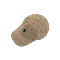 Gorra de Béisbol Unisex con Logotipo Personalizado, Bordado Directo de Fábrica, Efecto Desgastado, Sin Estructura