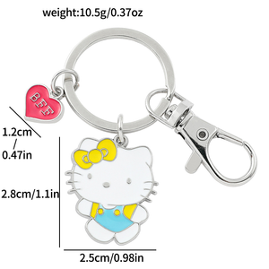 기발한 케이티 고양이 매력 장난감 3D 인쇄 키 체인을위한 수집 가능한 그림 - Product Image 5
