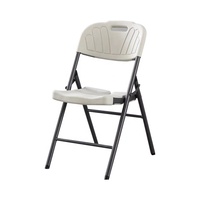Chaise pliante portable en PP, imperméable et empilable, pour événements extérieurs, mariages, location, Wimbledon