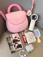 FUNGOOFUN Sacs à main messager en PU style mini-gourde mignons pour femmes, sacs à main tendance avec motif géométrique en perles de bonbons