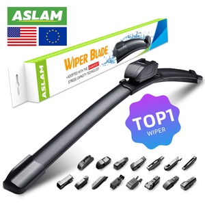 ASLAM OEM Boneless 100% Natural <b>Rubber</b> Wiper Blade Multi Adapter Soft Wiper Car Windshield Accessories - Product Image 1