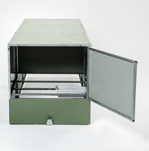 <span class=keywords><strong>Poulailler</strong></span> mobile portable galvanisé à chaud avec roues, enclos à volailles anti-prédateurs - Product Image 4