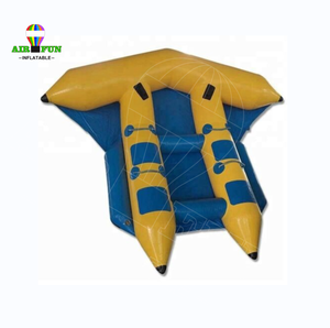 אוויר כיף PVC אטום ספורט מי ים משחקי ספורט מתנפחים גרור צינור מים מעופף סירה ניתנת לגרירה דג זבוב מתנפח למשחקי מים - Product Image 6