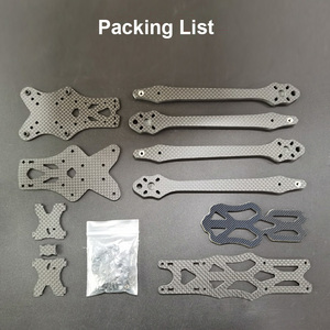 Kit de Marco de Quadcopter de Fibra de Carbono RC de 7 Pulgadas y 315 mm con Brazo de 5,5 mm para Modelos de Drones de Carreras FPV Freestyle APEX RC - Product Image 6