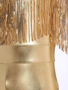 Traje de Baile Latino para Niñas de 6 a 16 Años, Mono de Cintura Alta con Corte Acampanado, Ideal para Concursos de Belleza, Banquetes, Eventos de Club - Product Image 5