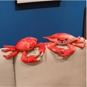 8723 OEM ODM Giocattoli Realistici in Peluche a Forma di Granchio Reale, Bambole di Animali Marini Realistici, Divertenti Regali di Halloween e Natale per Bambini - Product Image 3