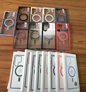 Coque de téléphone mate antichoc transparente magnétique de charge sans fil acrylique de haute qualité pour Samsung <span class=keywords><strong>Galaxy</strong></span> <span class=keywords><strong>S23</strong></span> Ultra Plus - Product Image 4